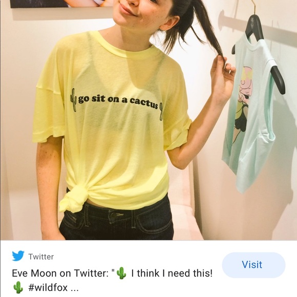 ISO WILDFOX NEON YELLOW GOSITONACACTUS SHIRT - Picture 3 of 3